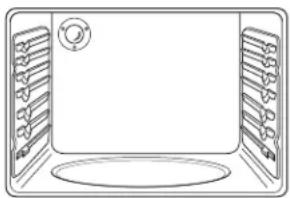 GE JB620GFSA - Interior del Horno de Porcelana (en modelos que no cuentan con la función de limpieza automática) - 1