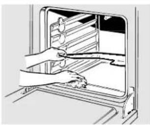 GE JMP28BCAD - To clean the outside of the door: - 1