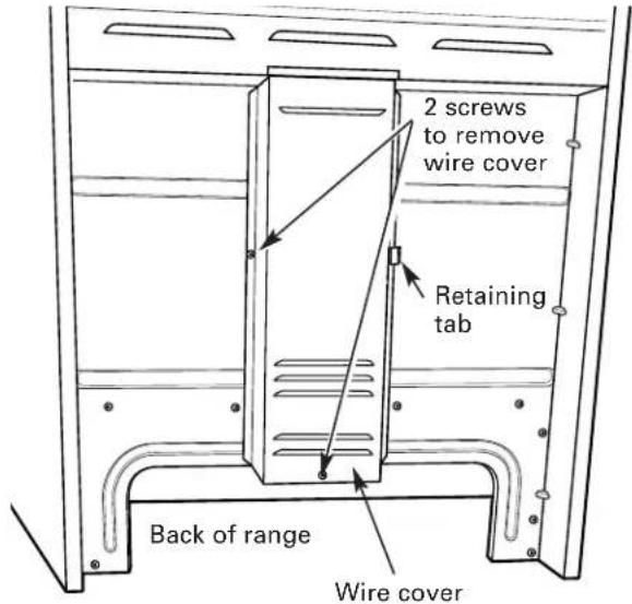 GE JBP21BCCT - POWER CORD AND STRAIN RELIEF INSTALLATION - 1