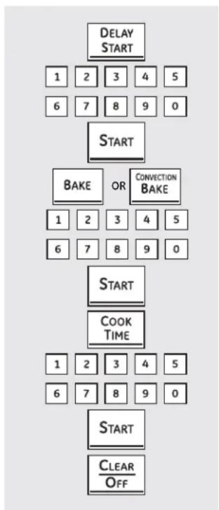 GE JB705DTBB - How to Set an Immediate Start and Automatic Stop - 1