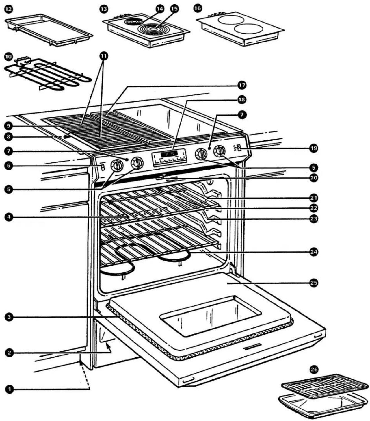 GE JSP69BVBB - FEATURES OF YOUR MODULAR GRILL/GRIDDLE RANGE - 1
