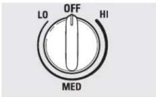 LO OFF HI MED