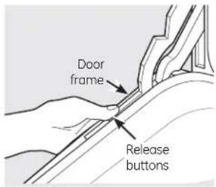 Door frame Release buttons