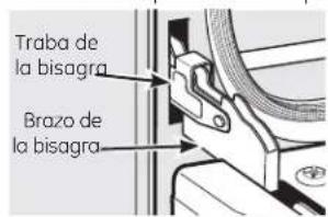 GE JB870TTWW - Para volver a colocar la puerta: - 1
