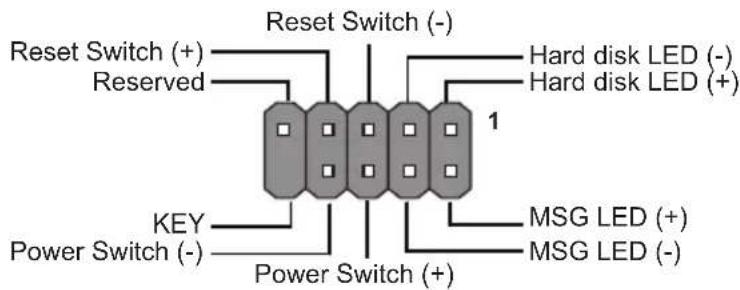 ECS APLD-I2 - Header Pin Definition and Jumper Settings - 1