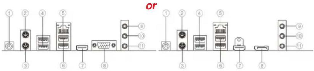 ECS APLD-I2 - I/O Ports - 1