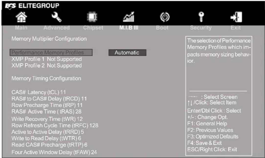 ECS H61H2-M8 - » Chipset OverClocking Configuration - 1