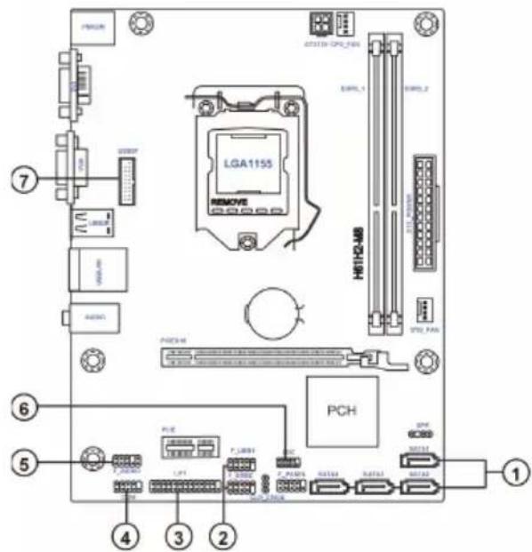 ECS H61H2-M8 - 2-4-5. Connecting Optional Devices - 1