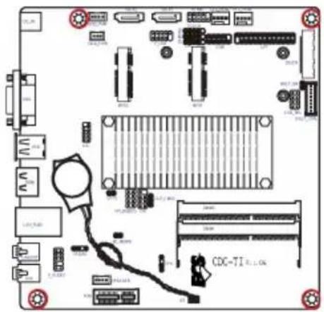 ECS CDC-TI - 2-2. Installing the motherboard in a Chassis - 1