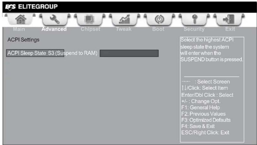 ECS CDC-TI - ACPI Configuration - 1