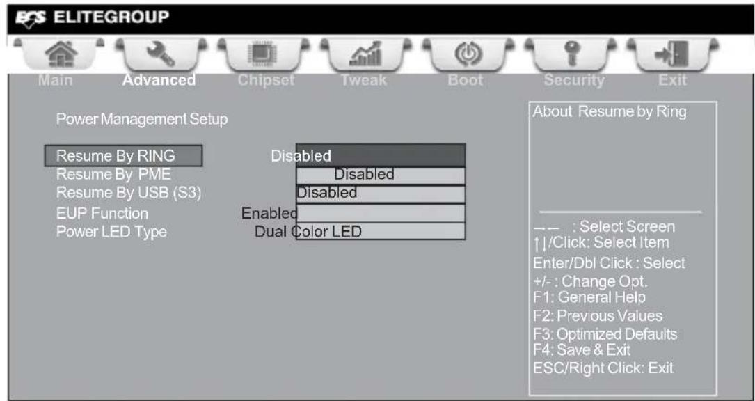 ECS CDC-TI - Power Management Setup - 1
