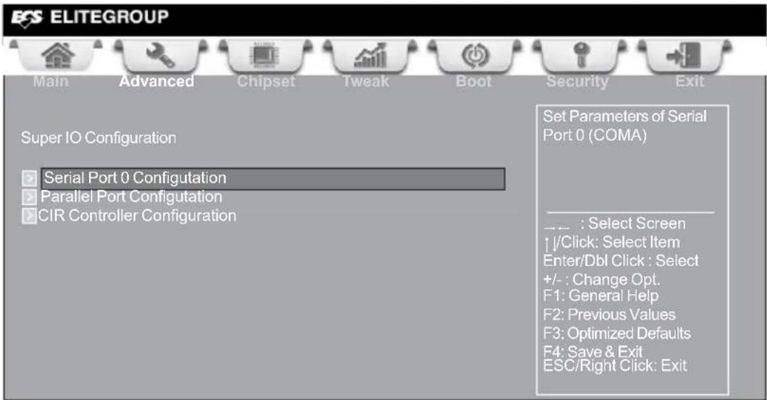 ECS CDC-TI - Super IO Configuration - 1