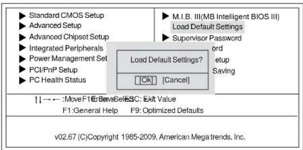 ECS P55H-A SLI - Resetting the Default CMOS Values - 2