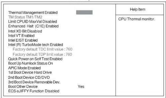 ECS P55H-A SLI - Advanced Setup - 1