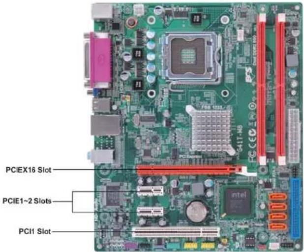 ECS G41T-M8 - Installing Add-on Cards - 1