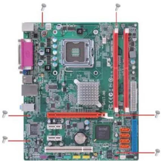 ECS G41T-M8 - Installing the Motherboard in a Case - 1