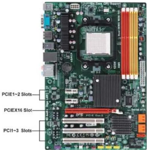 ECS A875M-A - Installing Add-on Cards - 1