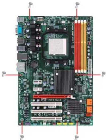ECS A875M-A - Installing the Motherboard in a Case - 1
