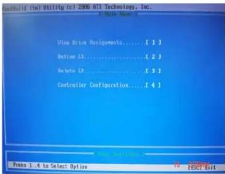 ECS A875M-A - Entering the RAID BIOS Setup: - 1
