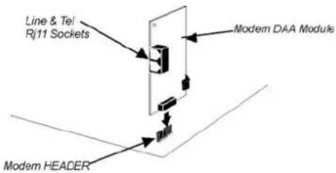 ECS ES4m - Fax/Modem Module - 2