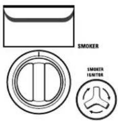 GE ZGG36N31YSS - To light the smoker burner (on some models) - 1