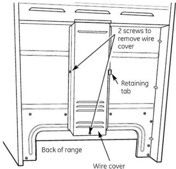 GE JBP27CKCC - POWER CORD AND STRAIN RELIEF INSTALLATION - 1