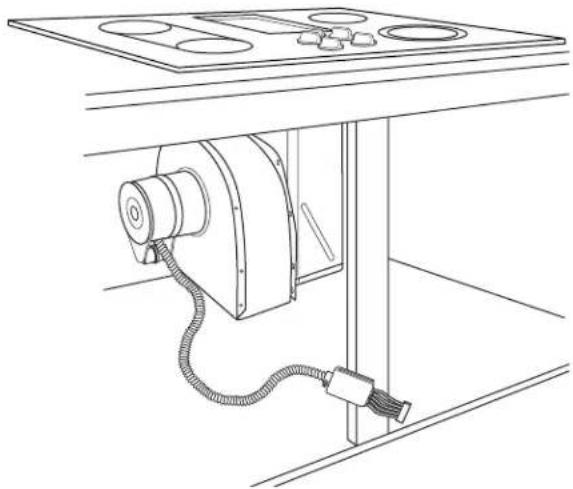 GE Profile JP989CDCC - INSTALLING THE BLOWER TO THE PLENUM - 1