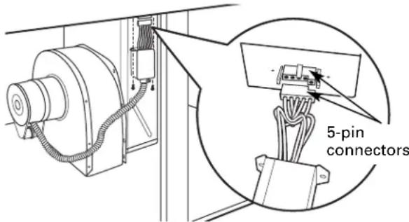 GE Profile JP989CDCC - BLOWER ELECTRICAL CONNECTIONS - 1