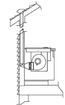 GE Profile JP989CDCC - INSTALACIÓN OPCIONAL: VENTILACIÓN POR LA PARED POSTERIOR - 1