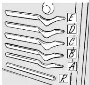 GE JB710BHBB - Oven Temperature Knob (on some models) - 1