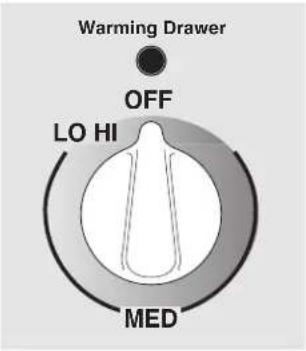 GE JBP82SHSS - Using the warming drawer. (on some models) - 1