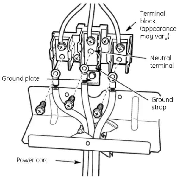 GE JBS15MCC - 3-WIRE POWER CORD INSTALLATION - 1