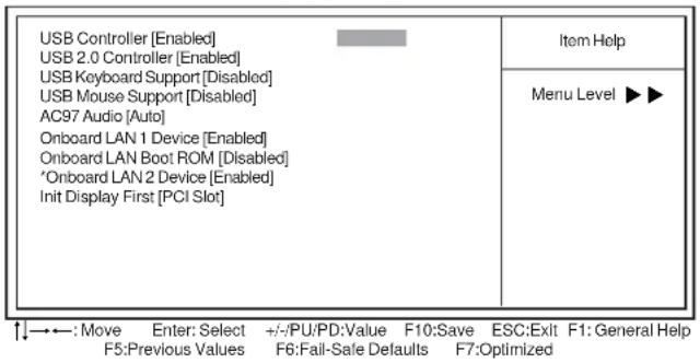 ECS PMI8M - ▶ Onboard Device (Press Enter) - 1