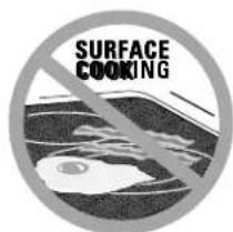 GE ZEU304BWG - Special cautions for glass cooktops - 1