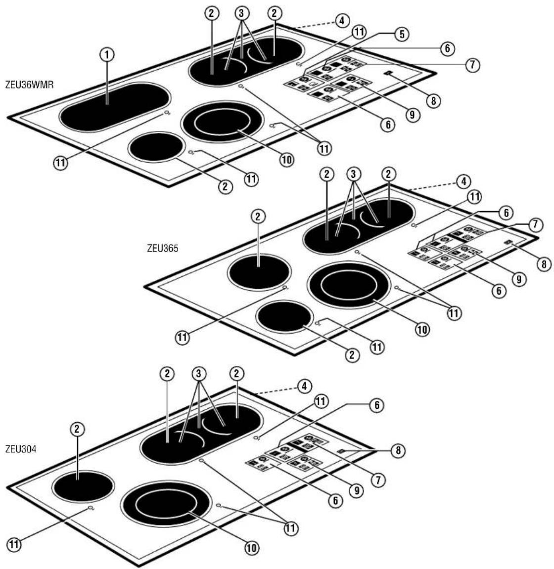 GE ZEU304BWG - INSTRUCTIONS - 1