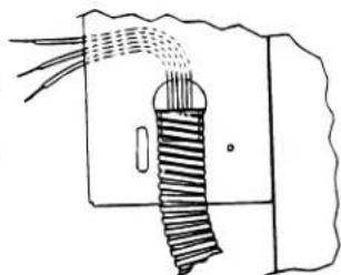 GE 30" Select-Top JP385WDWW - Install 1/2"Flexible Conduit with Supplied Clamp - 4