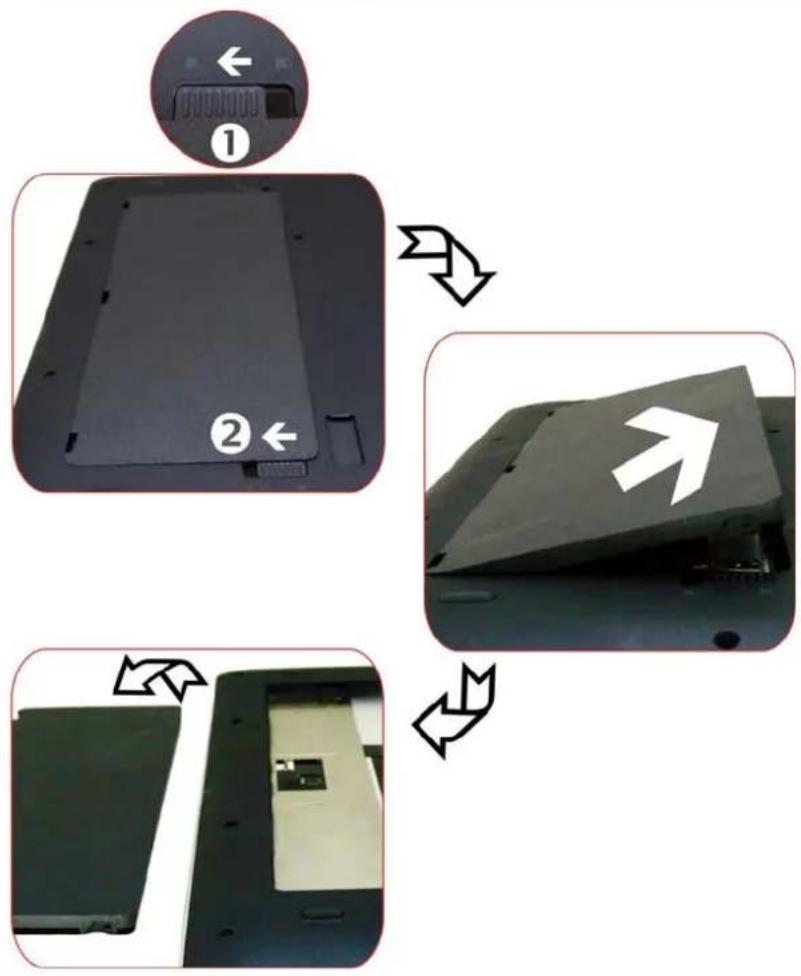 ECS T30II - To Install the Battery Pack: - 7