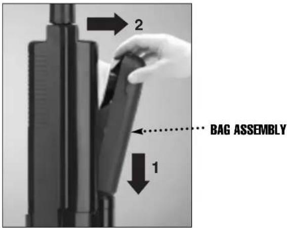 Oreck ElectrikBroom APU255 - STEP 1: Remove Filter Bag Assembly - 1