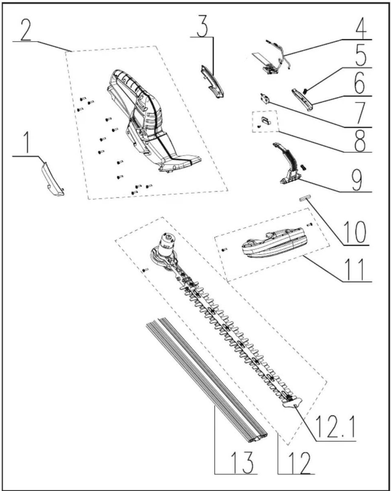 LawnMaster CLHT4022K - Not Covered By Warranty: - 1