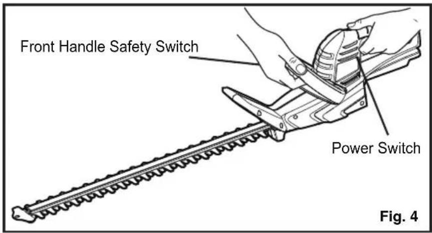 LawnMaster CLHT4022K - Starting With Two Handed On/Off Switch - 1
