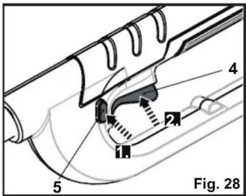 LawnMaster CLPS4008K - Switching ON / OFF (Fig. 28) - 1