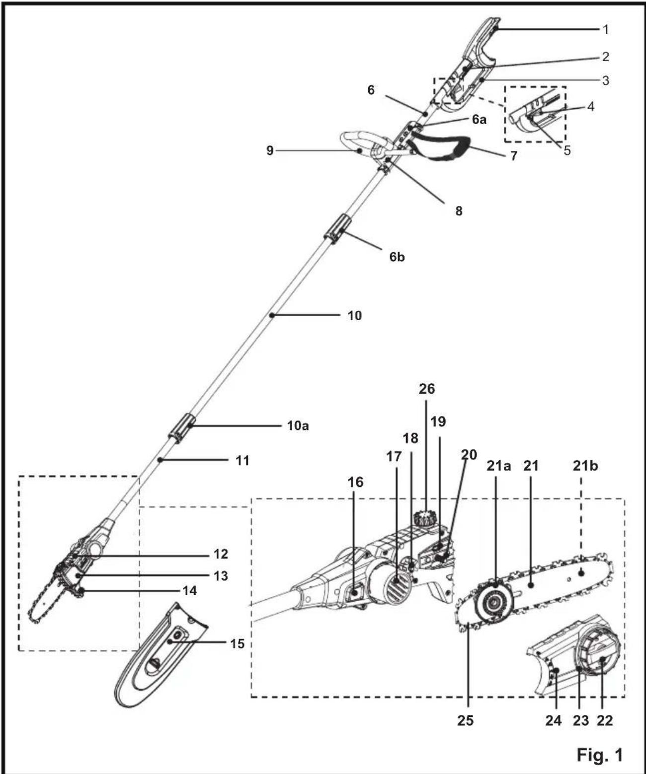 LawnMaster CLPS4008K - Know Your Product (Fig. 1) - 1