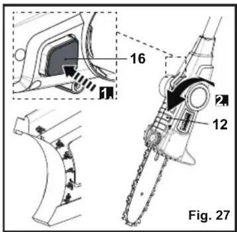 LawnMaster CLPS4008K - Cutting Head Pivot Adjustment (Fig. 27) - 1