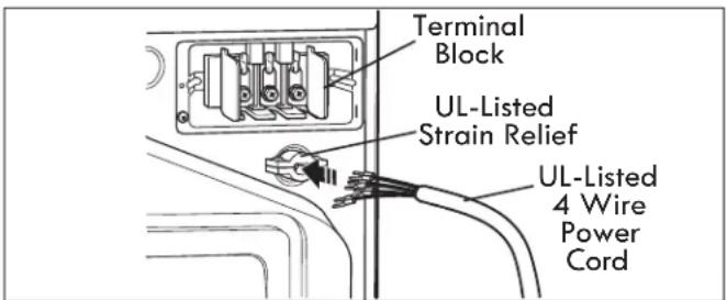 KENMORE 91783 - Four-Wire Power Cord - 2