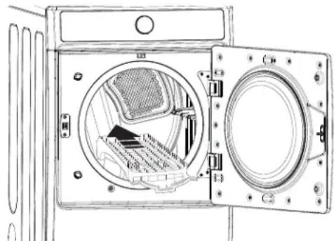 KENMORE 91783 - INSTALLING AND USING THE OPTIONAL DRYING RACK - 1