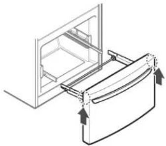KENMORE 70357 - Removing The Freezer Drawer - 4