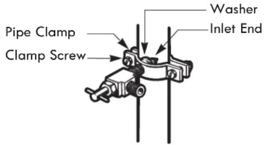 KENMORE 70357 - TIGHTEN THE PIPE CLAMP - 1