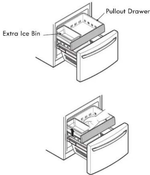 KENMORE 70357 - EXTRA ICE BIN - 1
