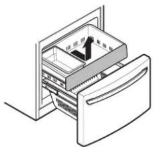 KENMORE 70357 - Removing The Freezer Drawer - 2