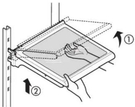 KENMORE 70357 - Detaching the Shelf (Half Shelf Type) - 1